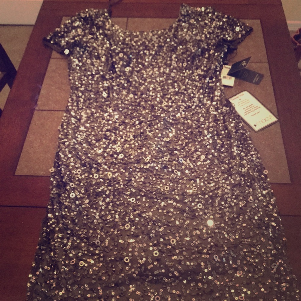 Adrianna Papell Sequin Dress